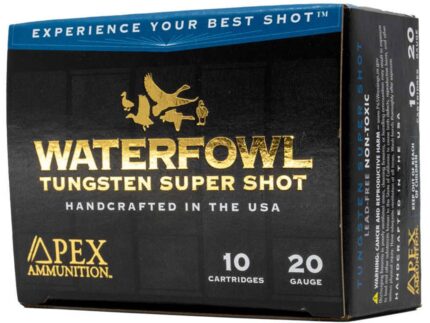Apex Waterfowl TSS Shotgun Ammo 20 ga. 3/4oz 3 in. #8 Waterfowl  10 rd