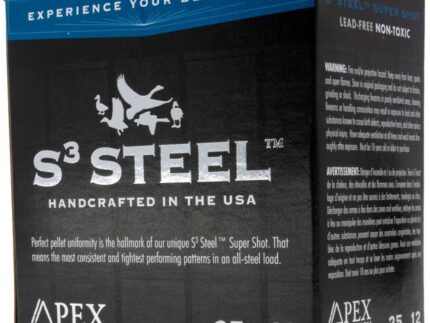 Apex Waterfowl S3 Steel Shotgun Ammo 12 ga. 3 in. 1-1/4oz #4  25 rd