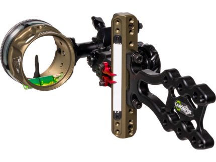 Axcel LANDSLYDE Slider Tactical Bowhunting Sight AVX-41 Scope 1 Pin .010 Green Fiber