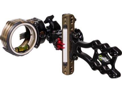 Axcel LANDSLYDE Slider Tactical Bowhunting Sight AccuStat II Micro 4 Pin .010