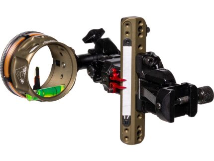 Axcel LANDSLYDE Picatinny Slider Sight Tac. BH AVX-41 Ranger DBL Pin .019 Gr./Red Fiber