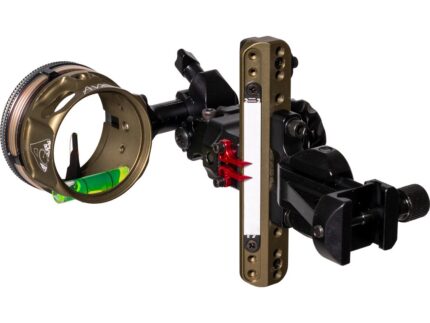 Axcel LANDSLYDE Picatinny Slider Sight Tac. BH AVX-41 Ranger DBL Pin .010 Gr./Red Fiber