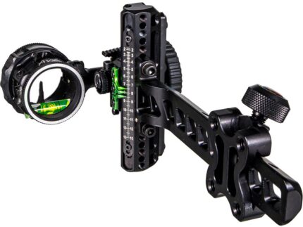 Axcel Driver Plus Slider Sight w/AVX-31 Scope Stealth BH .010 Green Fiber Single Pin RH
