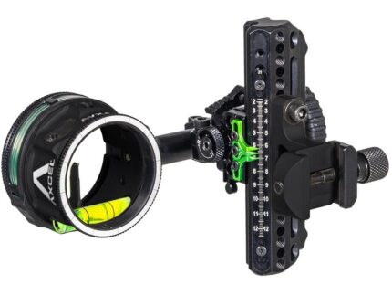 Axcel Driver Plus Slider Sight CK w/AVX-31 Scope Midnight Cerakote .019 Single Pin Green Picatinny