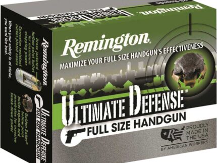 Remington Ultimate Defense Full Size Handgun Ammo 45 ACP 185 gr. BJHP 20 rd.