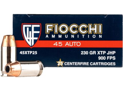Fiocchi Hyperformance Defense Pistol Ammo 45 ACP 230 gr. XTPHP 25 rd.