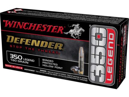 Winchester Defender Rifle Ammo 350 Legend 160 gr. Bonded PHP 20 rd.
