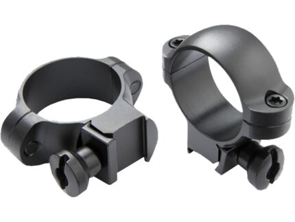 Burris Rimfire/Airgun Rings 1 in. Medium Deluxe Steel QD Matte Black