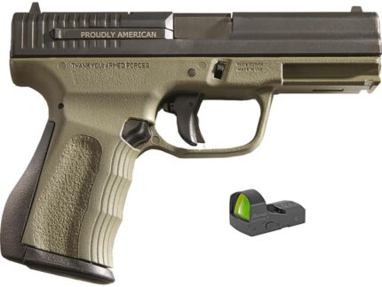 FMK Elite Pro Pistol Package 9mm 4 in. OD Green 14 rd. w/ Optic
