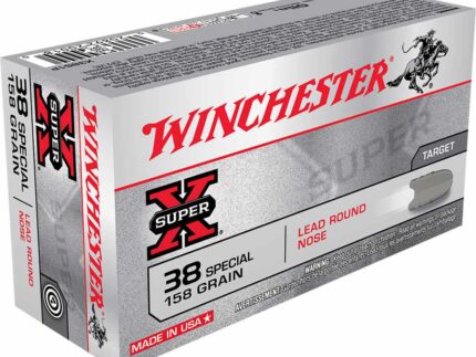 Winchester Super-X Pistol Ammo 38 Spcl. 158 gr. LRN 50 rd.
