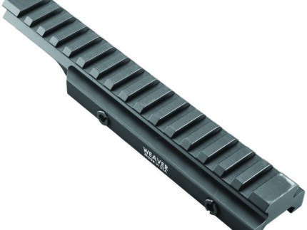 Weaver AR Flat Top Riser Rail Matte