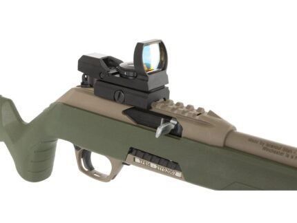 Winchester Wildcat Combo Rifle 22 LR. 16.5 in. Tan & OD Green with Reflex Sight