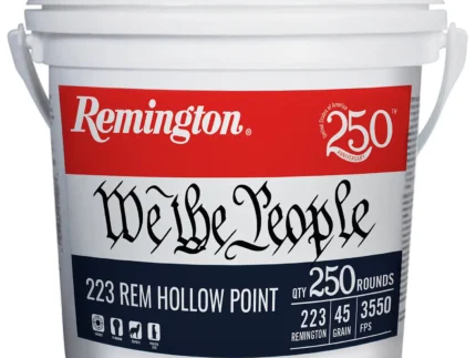 REMINGTON 223 REM 55GR FMJ 250 RND WE THE PEOPLE BUCKET 250TH 250RD/BX 4BX/CS