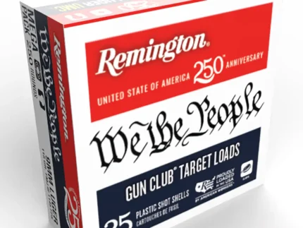 REMINGTON 12GA 2 3/4IN 1 1/8OZ 8 SHOT 1145 GUN CLUB US 250TH 25RD/BX 10BX/CS