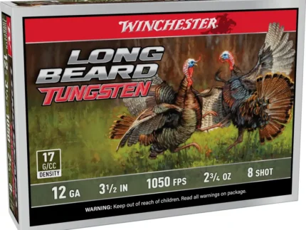 WINCHESTER 12 GA 3-1/2"  #8 LONG BEARD TS17 2-3/4 OZ 5RD/BX 10BX/CS
