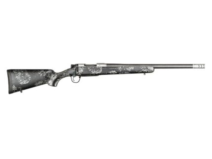 Christensen Arms Ridgeline FFT Rifle 22 Creedmoor 4rd Capacity 20" Threaded Carbon Fiber Barrel Natural Stainless w/Gray Accents Stock
