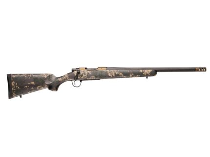 Christensen Arms Ridgeline FFT Rifle 22 Creedmoor 4rd Capacity 20" Threaded Carbon Fiber Barrel Burnt Bronze w/Green & Tan Accented Stock