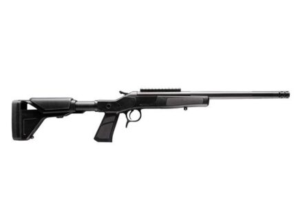 CVA Scout XP-SB Rifle .300 Blackout Single Shot 16.5" Threaded Fluted Stainless Steel Barrel w/Graphite Black Stock