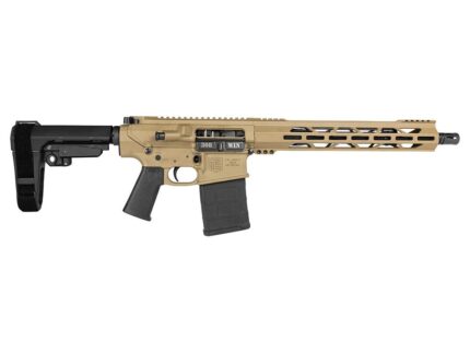 Diamondback DB10 Handgun .308 Win 20rd Magazine 13.5" 5/8x24 Threaded Barrel FDE with SBA3 Brace