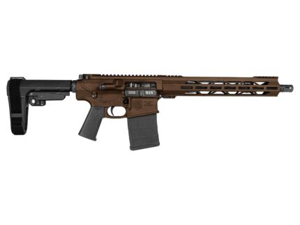 Diamondback DB10 Handgun .308 Win 20rd Magazine 13.5" 5/8x24 Threaded Barrel Midnight Bronze with SBA3 Brace