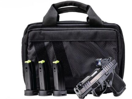 Rost Martin RM1S Comp Handgun Bundle 9mm Luger 12(1)&15(3)rd Magazines 3.6" Barrel Black Viridian Red Dot Pistol