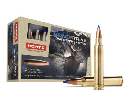 Norma BondStrike Rifle Ammunition 7mm PRC 165gr PT 3497 fps 20/ct