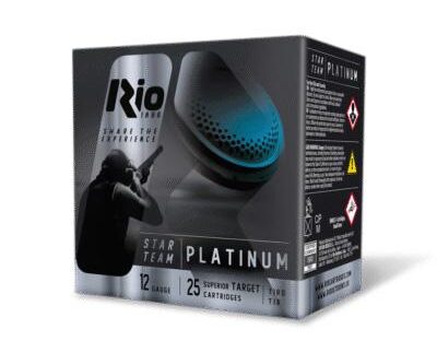 Rio Star Team Evo Platinum Shotshell 12ga 2-3/4" 1-1/8"oz 1235 fps #8 25/ct