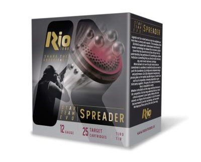 Rio Star Team Evo Spreader High Velocity Shotshells 12ga 2-3/4" 1-1/8oz 1250 fps #7.5 25/ct
