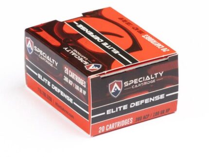 Specialty Cartridge Elite Defense Handgun Amunition .380 Auto 100gr JHP 20/ct