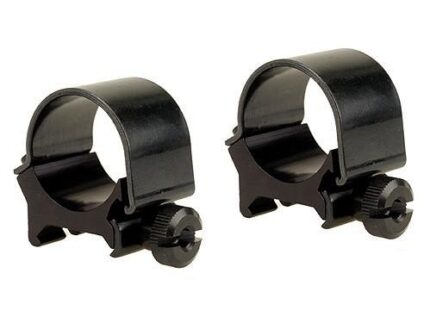 Weaver Detachable Top Mount Aluminum Scope Rings 1" Medium - Black