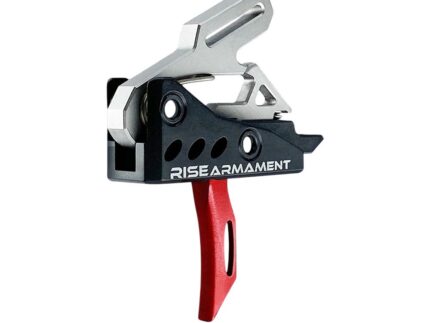 Rise Armament RA-535 Advanced Performance Single Stage AR Rifle Trigger 3.5 lb Curved Red