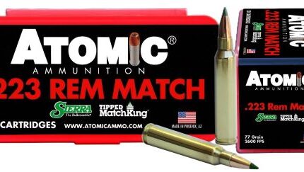 ATOMIC 223 REM 77GR TIPPED - MATCHKING 50RD 10BX/CS