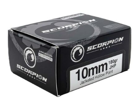 SCORPION 10MM - 180GR JHP 20RD 10BX/CS