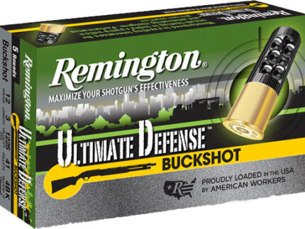 REMINGTON ULTIMATE DEFENSE - 12GA 3" #4 BUCK 5RD 20BX/CS