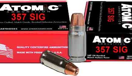 ATOMIC 357 SIG 147GR JHP - 20RD 10BX/CS