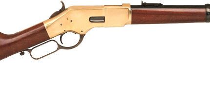 CIMARRON 1866 YELLOWBOY 45LC - 16" BRASS/BLUED WALNUT