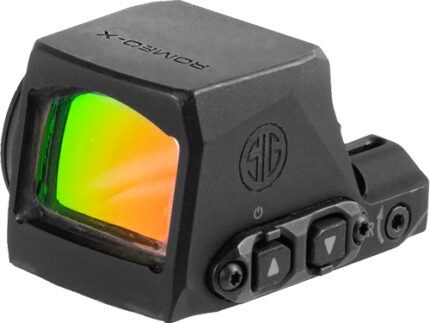 SIG OPEN REFLEX SIGHT ROMEOX - COMPACT 3MOA GREEN DOT BLACK