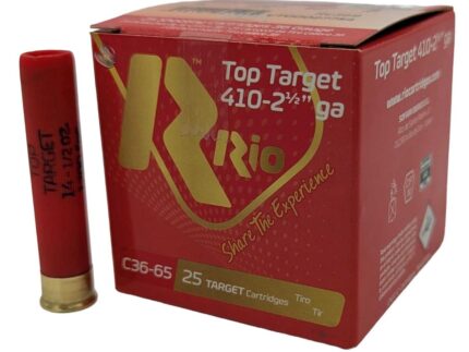 Rio Top Target 14 .410ga Target Load 2.5 inch Shotgun Shells - #8 | 1/2 oz. | 1200 fps | 25rd Box
