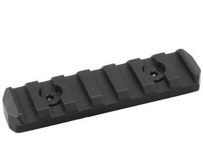 KEYMOD PICATINNY RAIL SECTION 3   ALUMINUM BLACK