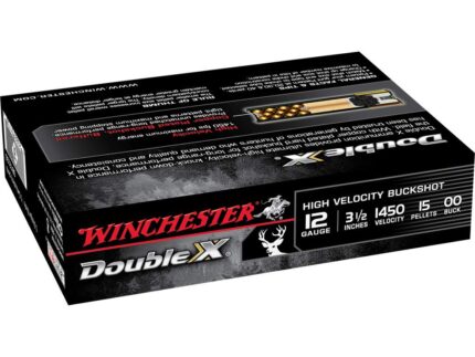 Winchester Double X Buckshot 12 ga. 3.5 in. 15 Pellets 00 5 rd.