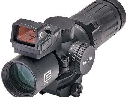 EOTech Vudu FFP Ultra Short Rifle Scope w/EFLX BLK 4-12X36mm MR5 MRAD Reticlew/Mount & EFLX Mount