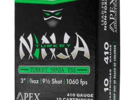 Apex Turkey TSS Ninja Shotgun Ammo 410 ga. 3 in. 7/8oz #9.5 shot 10 rd