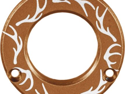 Axcel Driver Hubcap Coyote Tan w/Engraving Elk Antlers Pattern