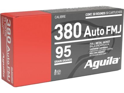Aguila Pistol Ammo 380 ACP 95 gr. 50 rd.