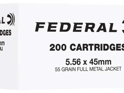 FEDERAL 5.56 NATO 55GR FMJ 200RD/BX 5BX/CS