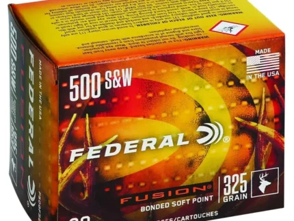 FEDERAL 500 S&W 325GR FUSION 20 RD/BX 10 BX/CS