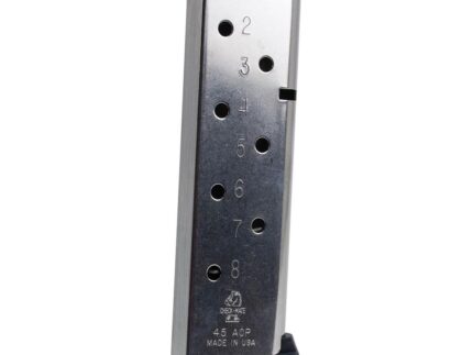Check-Mate Full Size 1911 Handgun Magazine Stainless Steel .45 ACP 8/rd