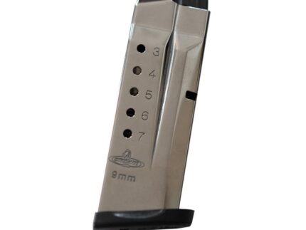 Check-Mate S&W SHIELD Compatible Handgun Magazine Stainless Steel 9mm Luger 7/rd
