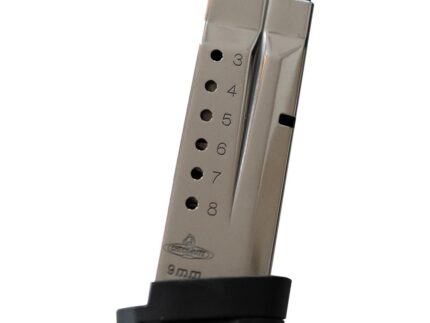 Check-Mate S&W SHIELD Compatible Handgun Magazine Stainless Steel 9mm Luger 8/rd