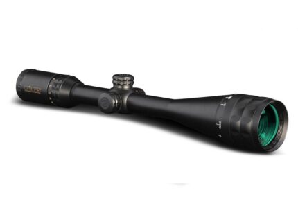 KonusPro Plus 6-24x50mm Rifle Scope Engraved Blue/Red Illum Fine Crosshair Reticle Matte Black